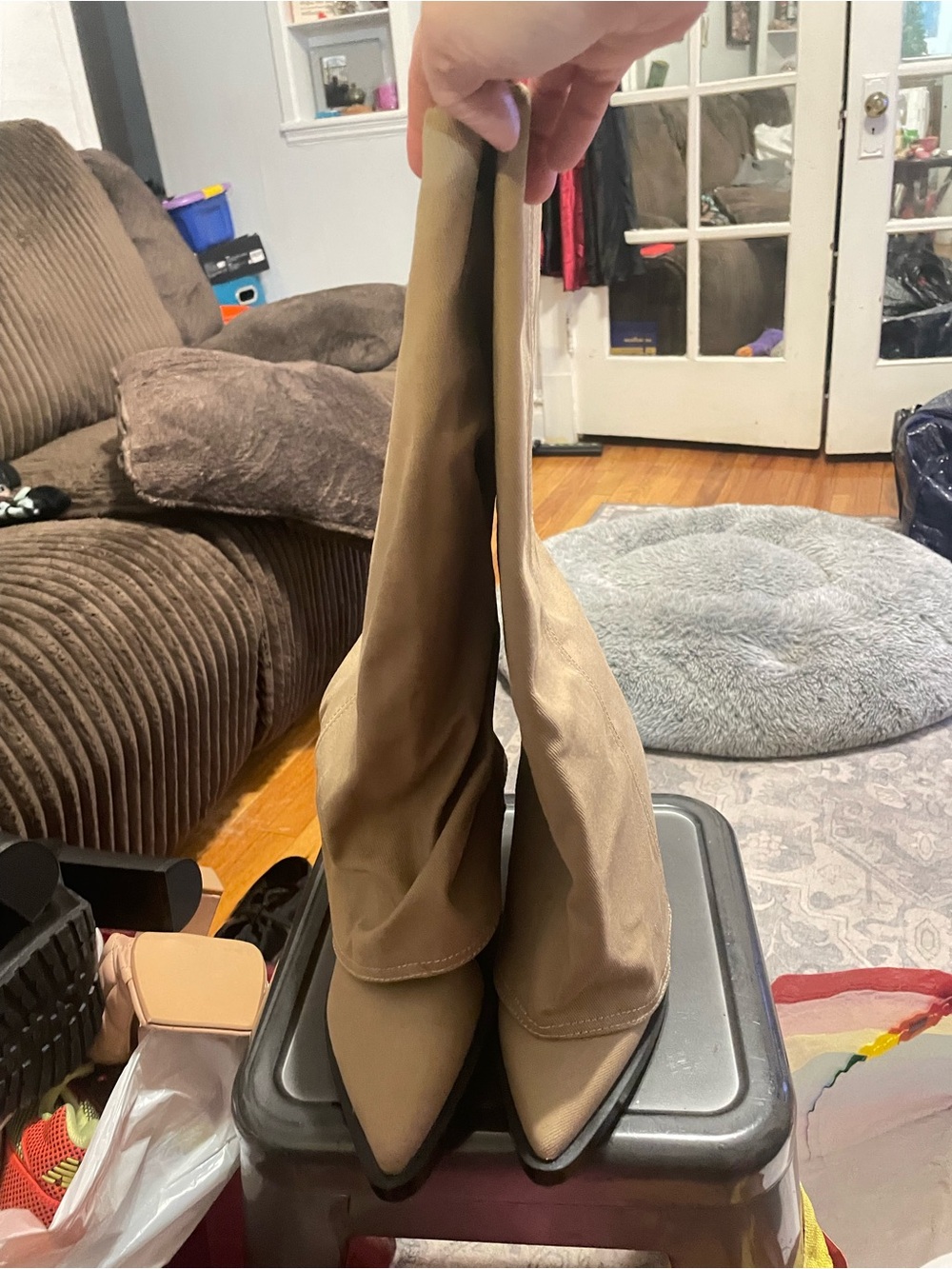 Zara Boots in Tan